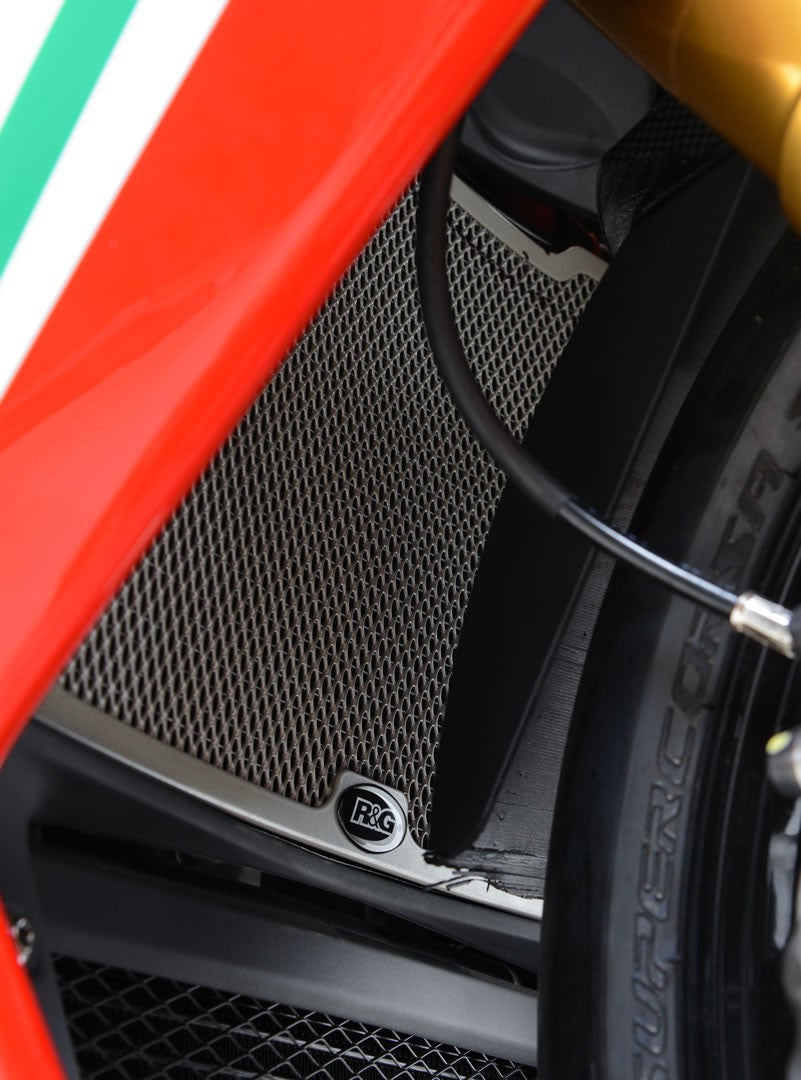 R&G Radiator Guard titanium - MV Agusta F4RR / F4RC
