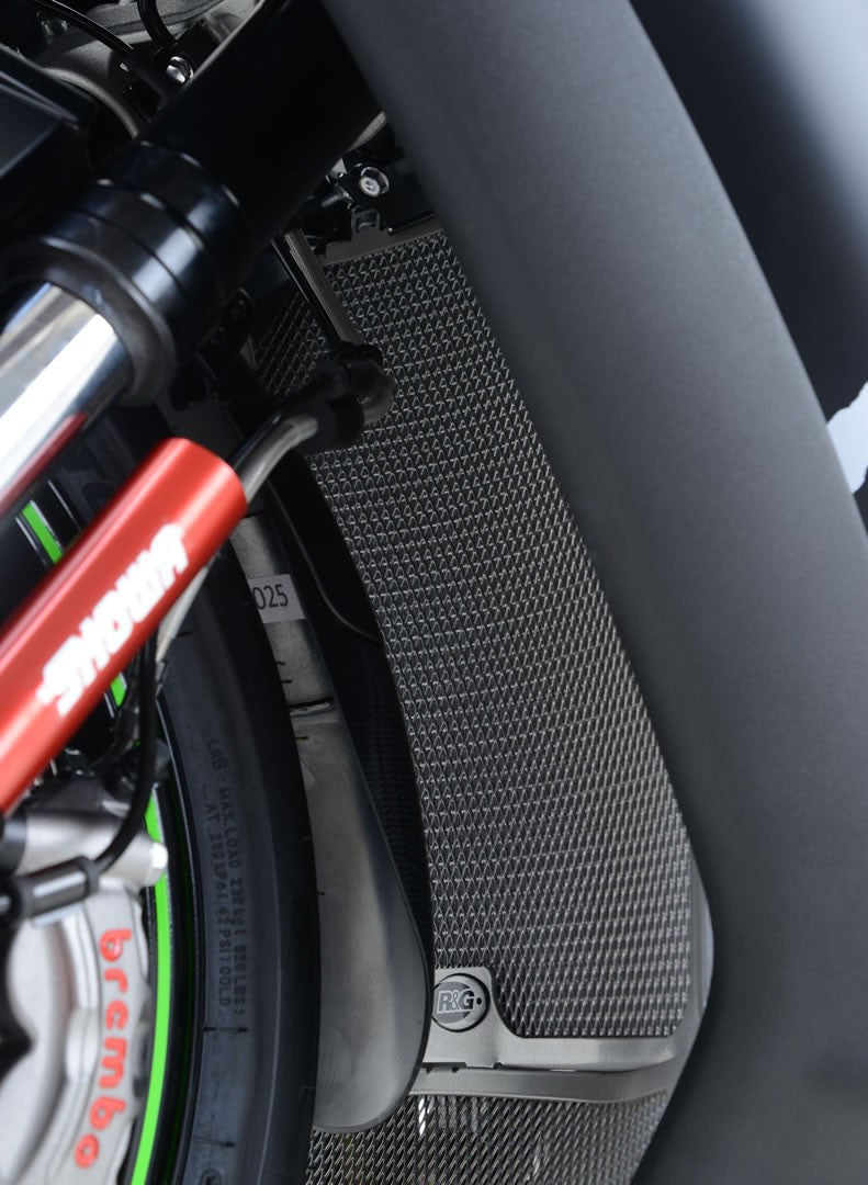 R&G Radiator Guard - titanium - Kawasaki ZX10R '08-'20