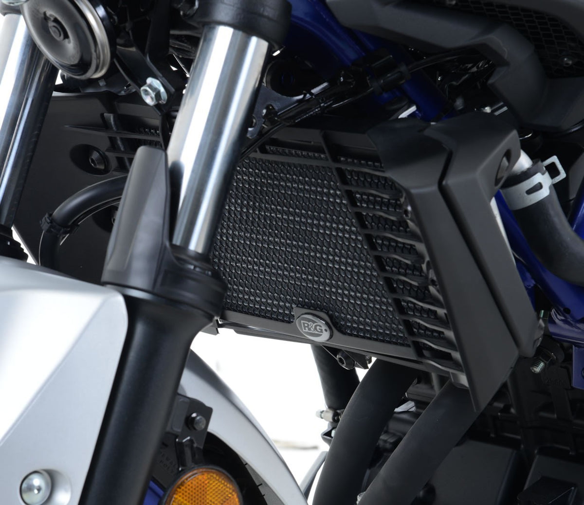 R&G Radiator Guard titanium - Yamaha YZF-R25 / YZF-R3 / MT-25 / MT-03 '16-