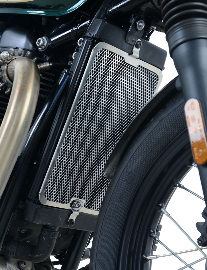 R&G Radiator Guard black - Triumph Bonneville Bobber '17-