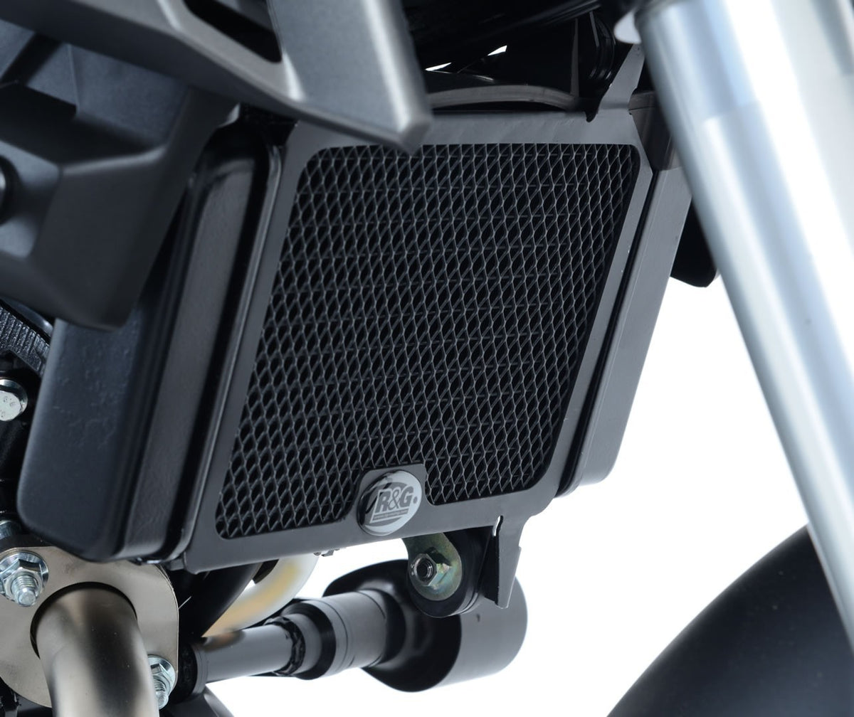 R&G Radiator Guard titanium - Yamaha MT-125 '14-'19 (inc. ABS model)