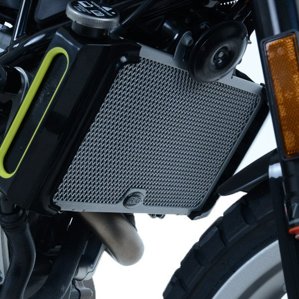 R&G Radiator Guard black - Husqvarna Vitpilen / Svartpilen 401 (all years), KTM 390 Duke '17-