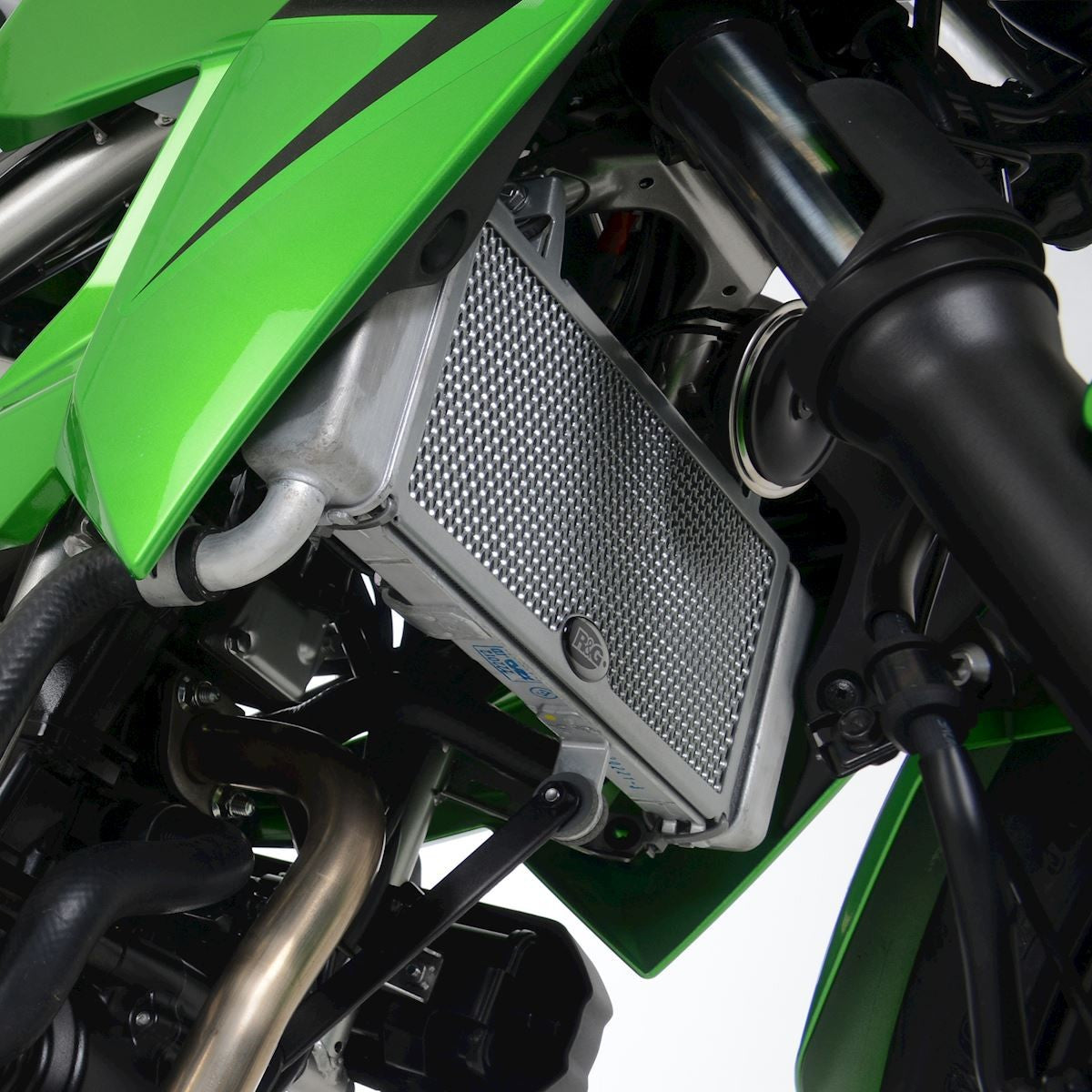 R&G Radiator Guard titanium - Kawasaki Ninja 125 / Z125 '19-