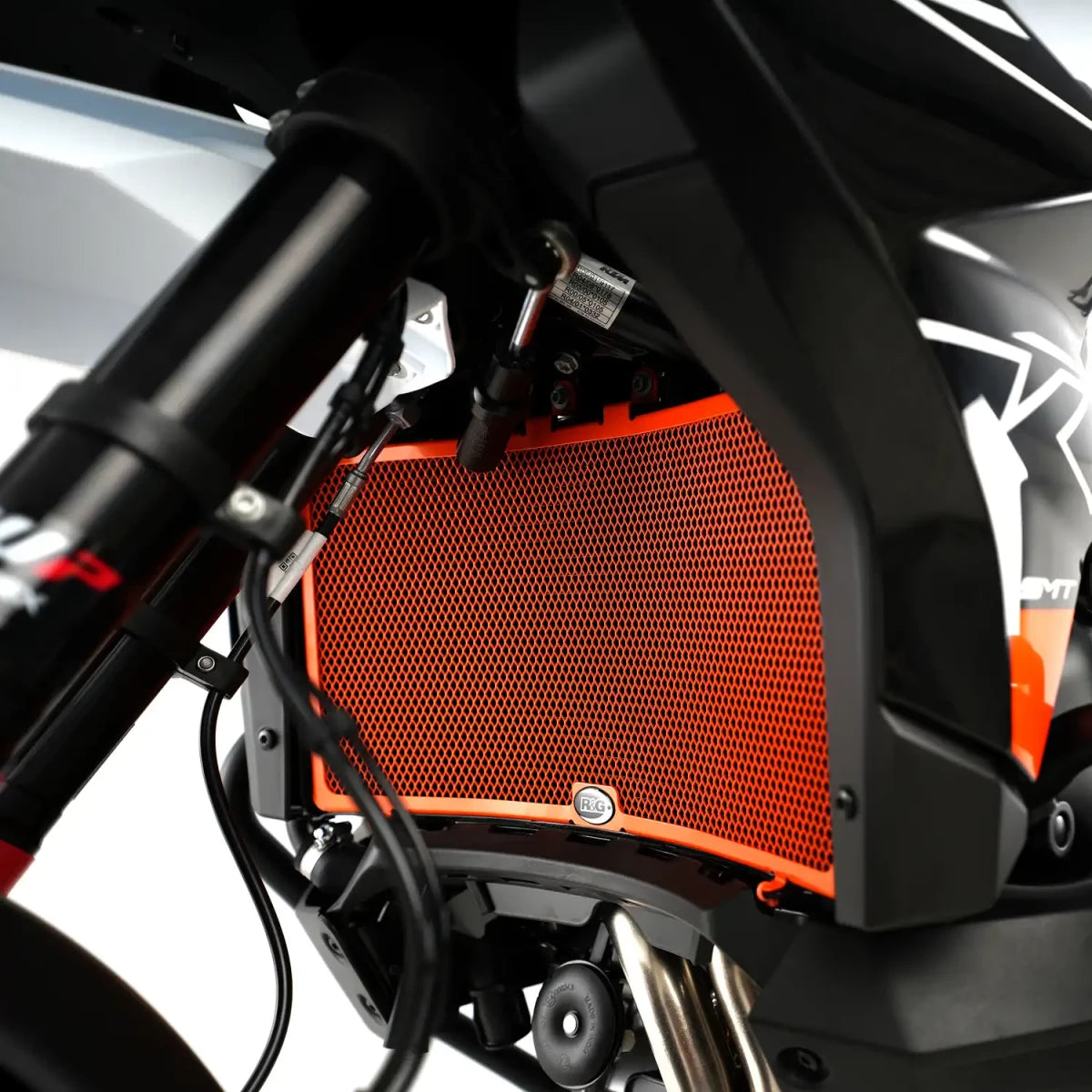 R&G Radiator Guard orange - KTM 790 Adventure '19- / 890 Adventure '20-'22