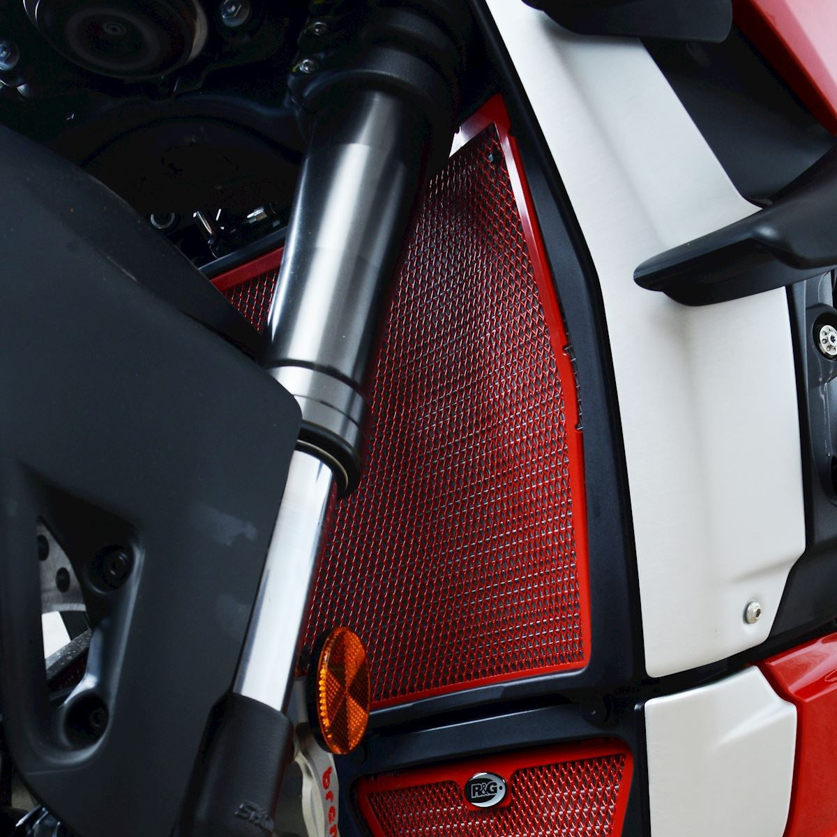 R&G Radiator Guard RED - Ducati Streetfighter V4(S) '20- / Panigale V4R '19- / V4(S) '18- / Speciale '18-
