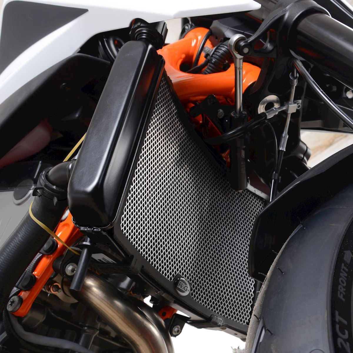 R&G Radiator Guard titanium - KTM 890R Duke