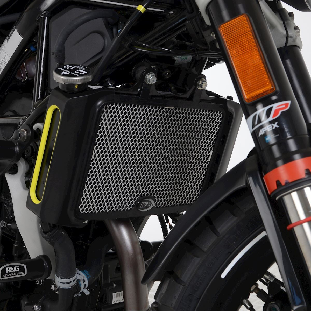 R&G Radiator Guard titanium - Husqvarna Svartpilen / Vitpilen 125 '21-