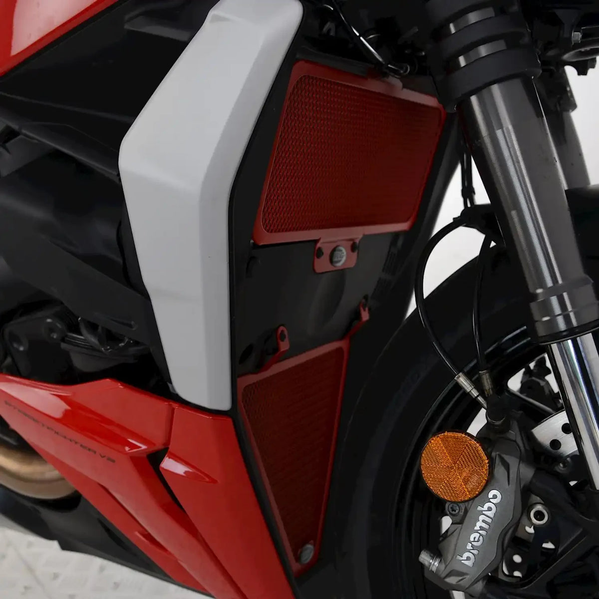 R&G Radiator Guard RED - Ducati Streetfighter V2 '22-