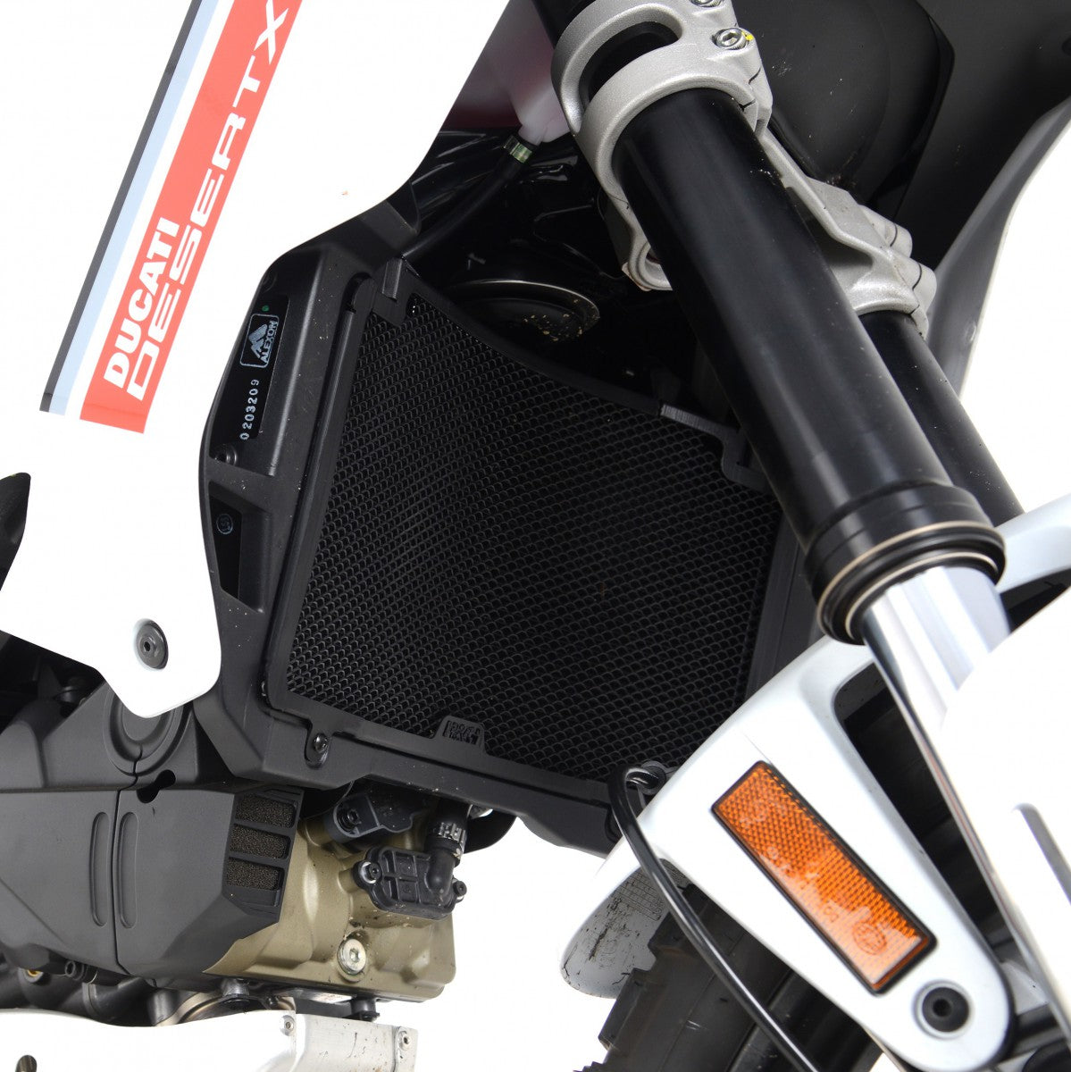 R&G Radiator Guard black - Ducati DesertX '22-