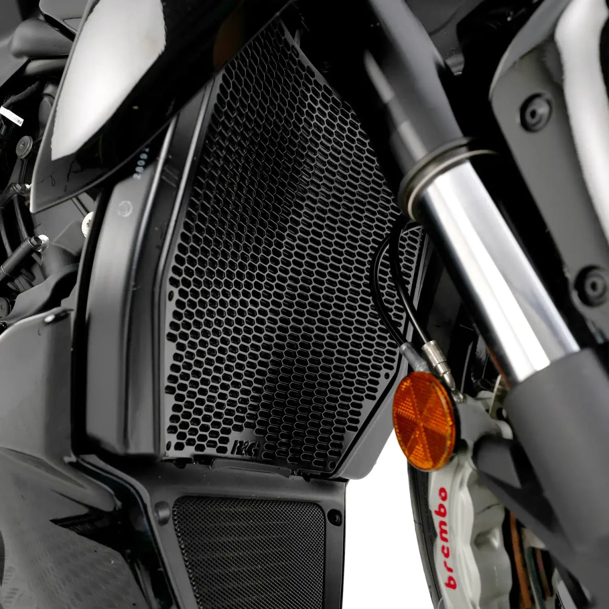 R&G Pro Radiator Guard Matt Black - Ducati Diavel V4 23-