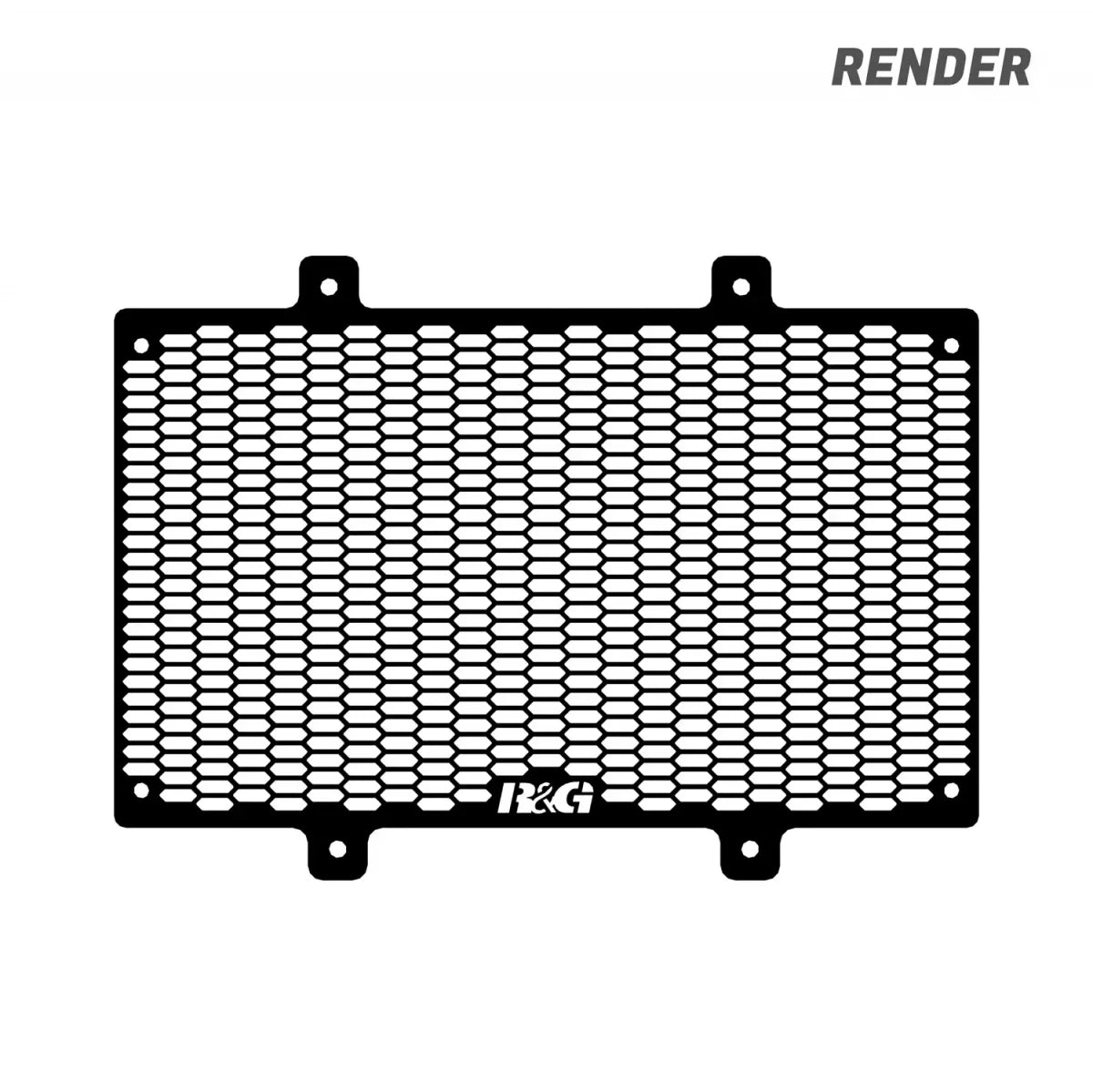 R&G Pro Radiator Guard Black - BMW F 450 GS 26-