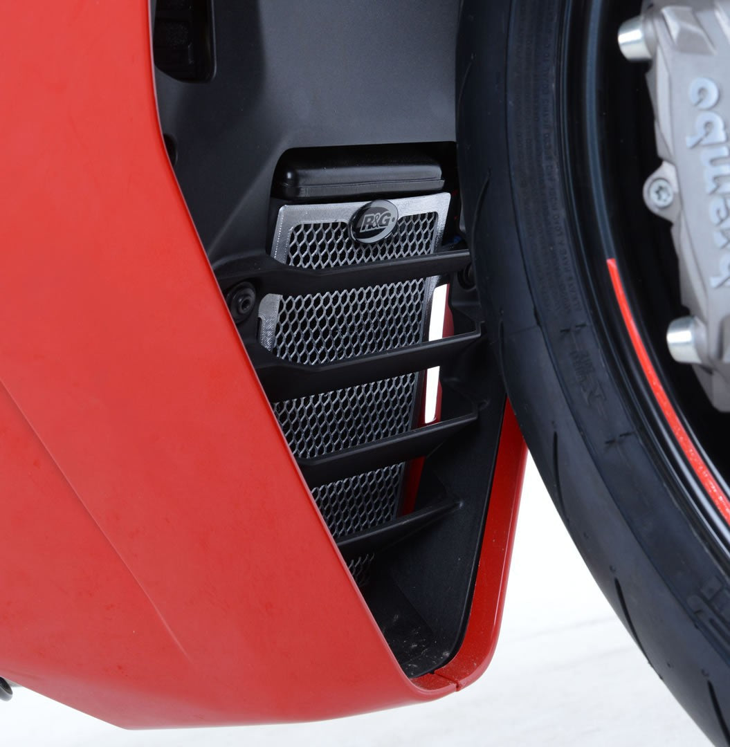 R&G Radiator & Oil Cooler Guard Set black - Ducati Supersport (S) '17-'20 / 950 Supersport (S) '21-