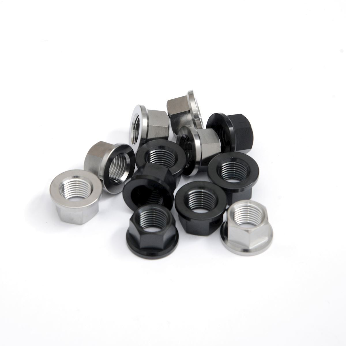 R&G Titanium Sprocket Nut - PVD Black - M10X1.25 - 6 pack