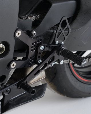 R&G Rearsets, Kawasaki ZX-6R '05- (race gearbox, not ABS)