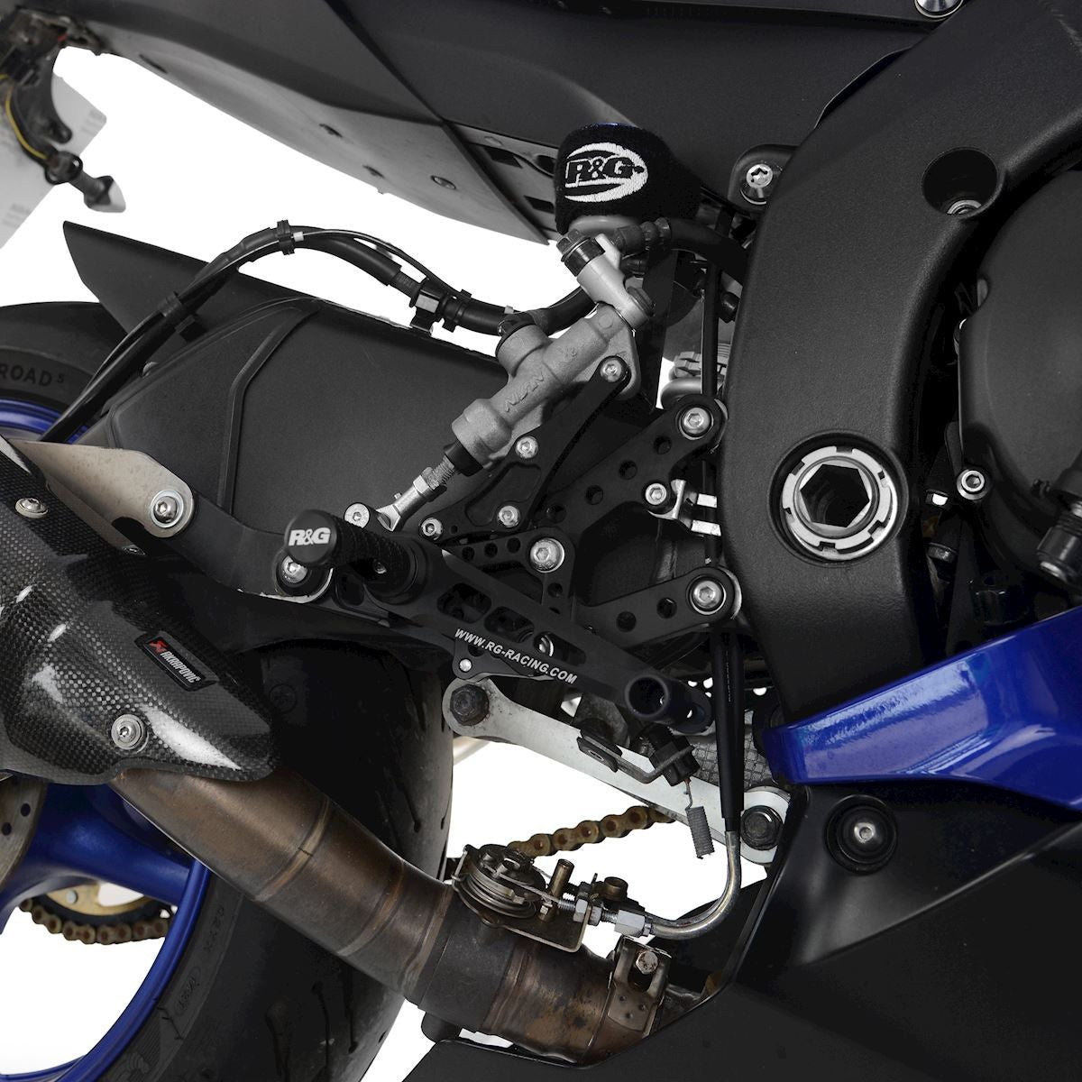 R&G Rearsets, Yamaha YZF-R6 '17- (with quickshifter fitted)