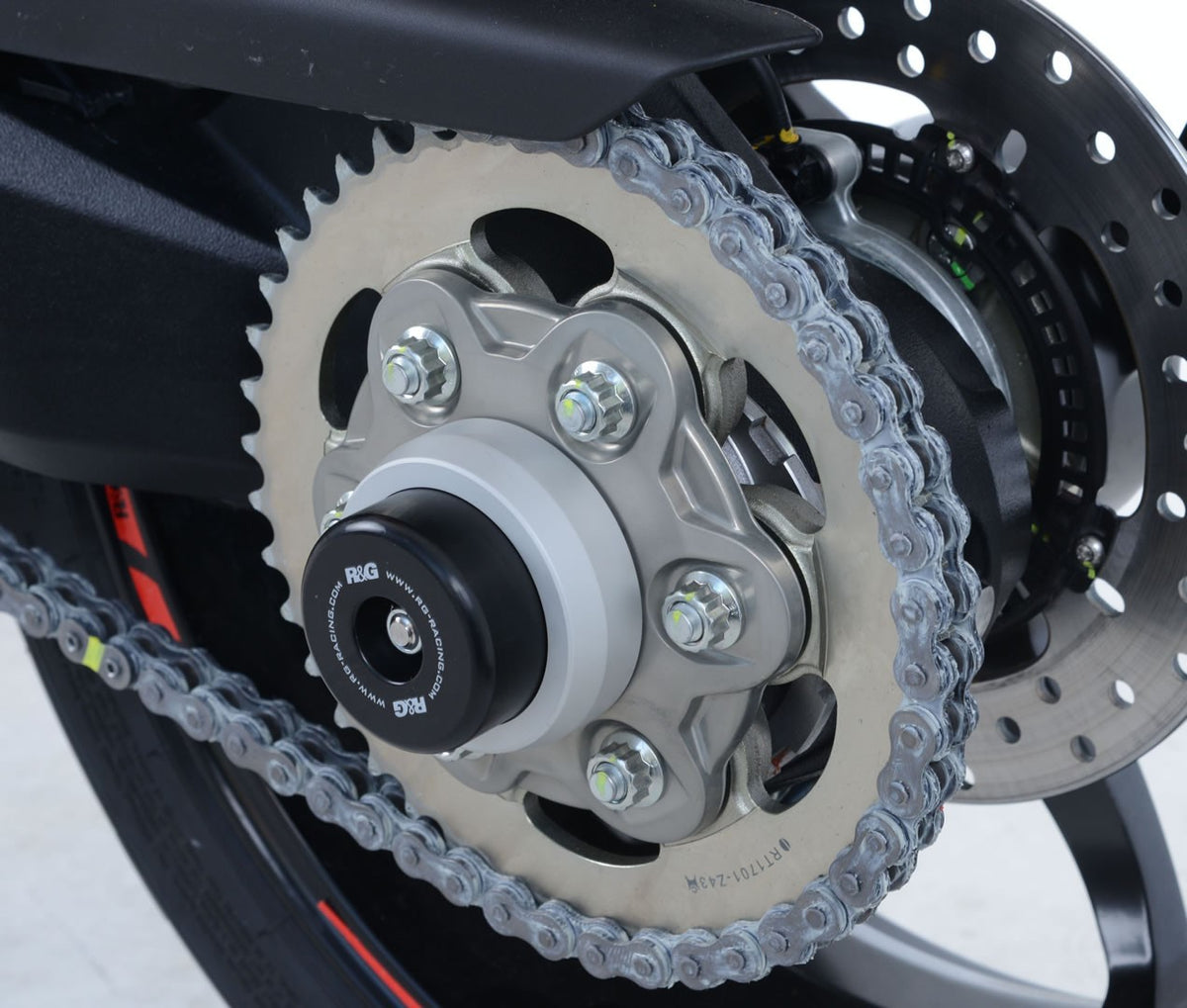 R&G Rear Spindle Blanking Plate kit, Ducati MTS1260/1200 '10-/M1200R/M1200S/X-Diavel(S)/Diavel/Diavel Strada/Diavel 1260(S)/1199/1299/V2 Panigale/Supersport(S) all years/S'fighter V2 '22-