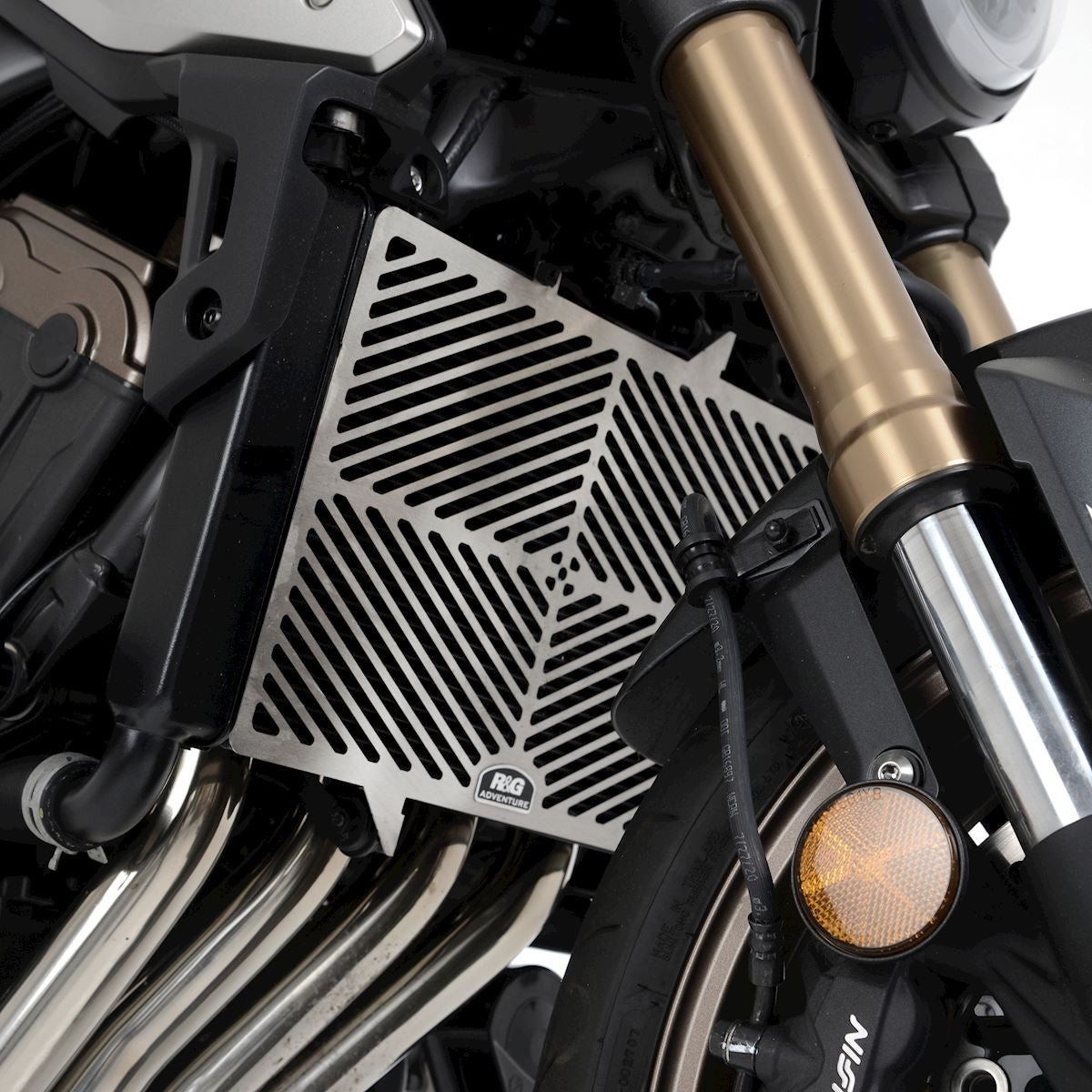 R&G Stainless Steel Radiator Guard, Honda CB650R '19- / CBR650R '19- / CBR650F '13- / CB650F '13-
