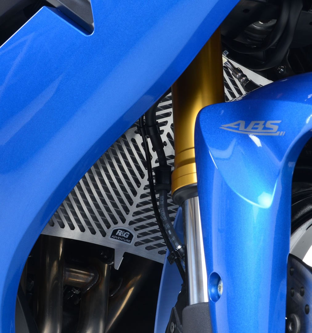 R&G Stainless Steel Radiator Guard, Suzuki Katana '19-/GSX-S 1000 (abs/fa) (GT '22-) / gsx-s 950 '21-