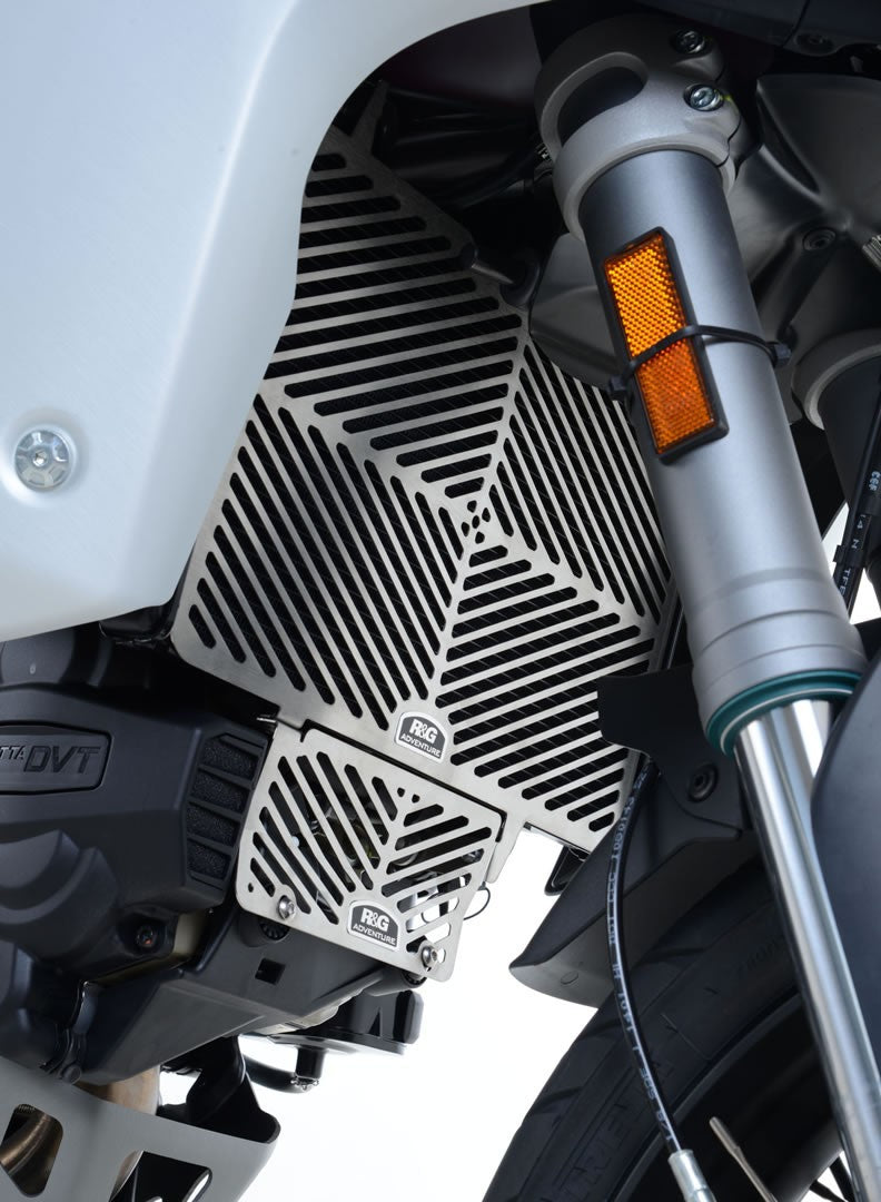 R&G Stainless Steel Radiator Guard, Ducati MTS1200 '15- / MTS Enduro / MTS1260 / MTS V2(S) '22-