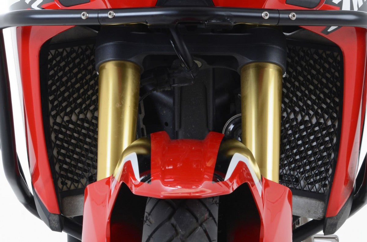 R&G Stainless Steel Radiator Guards (pair), Honda CRF1000L Africa Twin '16-'19 / Africa Twin Adventure Sports '18-'19