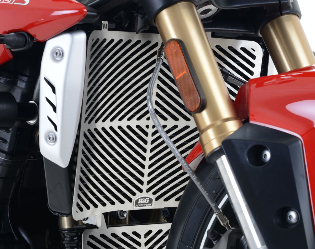 R&G Stainless Steel Radiator Guard, Triumph Speed Triple S '16- / Speed Triple R '16- / Speed Triple RS '18-'20