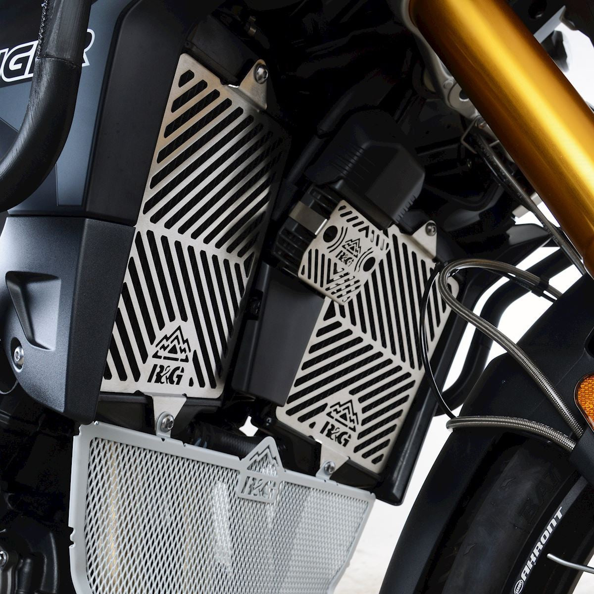 R&G Stainless Steel Radiator Guards (pair), Triumph Tiger 900 (GT/Rally) '20- / Tiger 850 Sport '21-