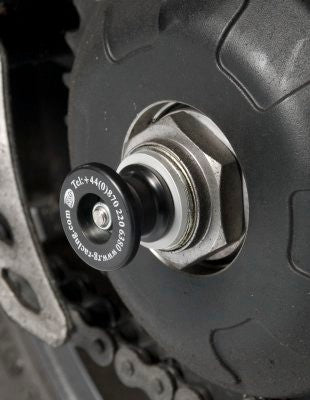 R&G Rear Spindle Sliders, Triumph Sprint GT '10-