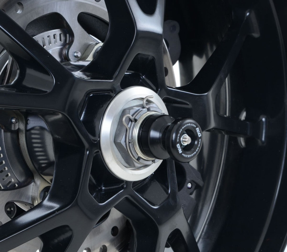 R&G Rear Spindle Sliders, Triumph Speed Triple '11-'15 / Speed Triple S '16- / Speed Triple R '16- / Speed Triple RS '18-'20