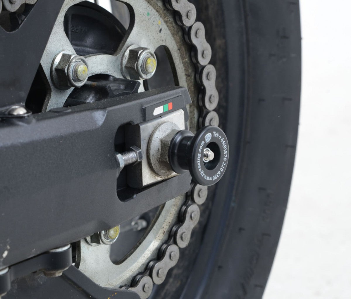 R&G Rear Spindle Sliders, Honda CRF1000L Africa Twin '16-'19 / Africa Twin Adventure Sports '18-'19