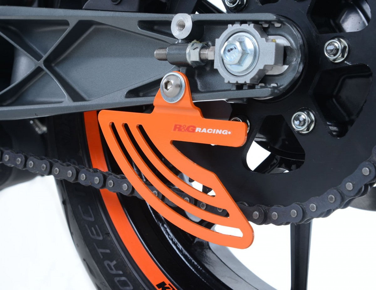 R&G Toe Guard, orange, KTM 390 Adv '20- / RC125/200/390, Husqvarna Vitpilen/Svartpilen 701