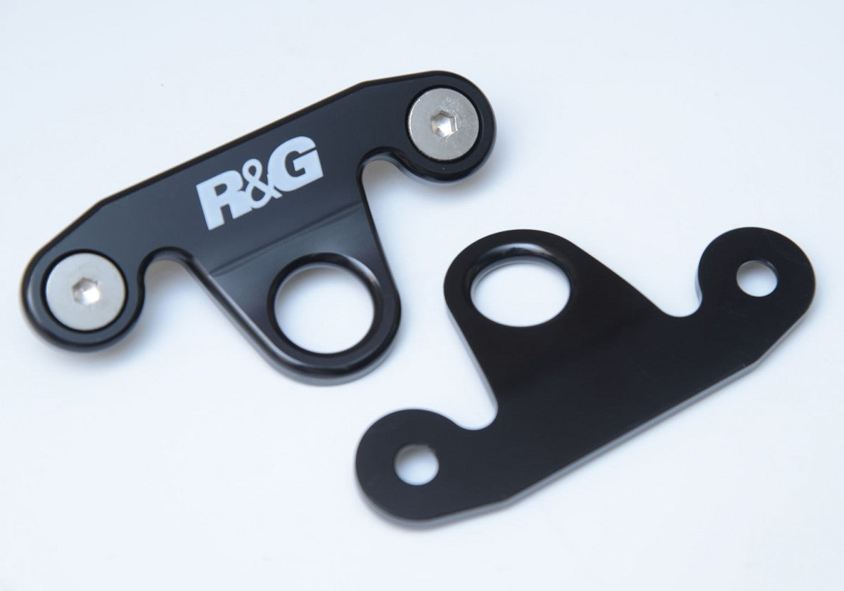 R&G Tie-Down Hooks, pair, black, BMW S1000RR '10-'18