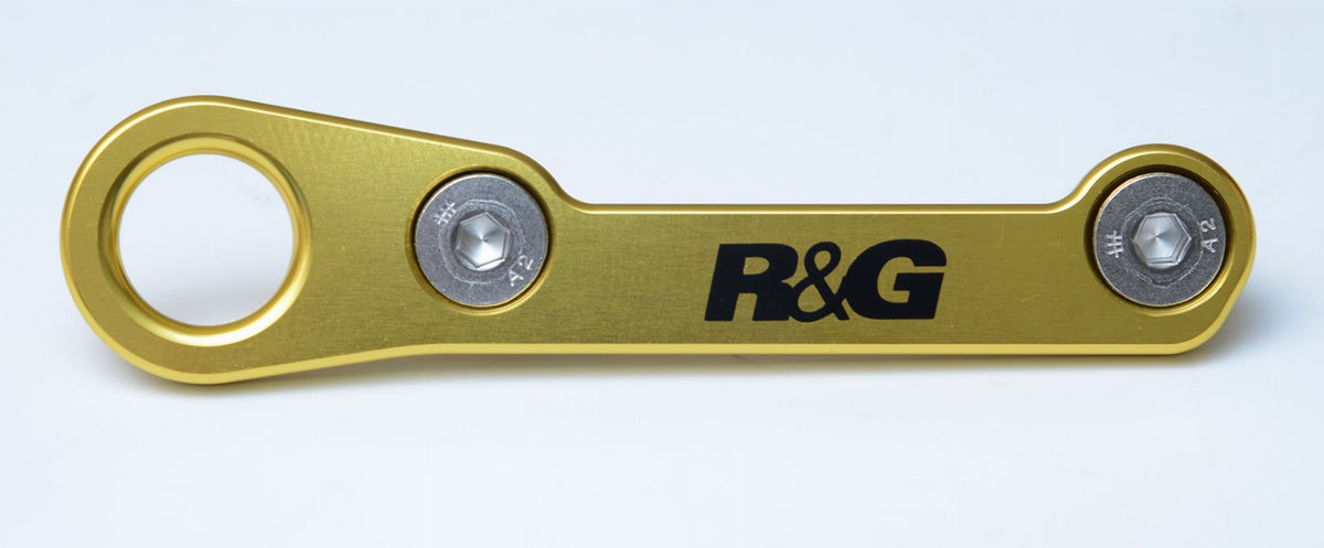 R&G Tie-Down Hooks, pair, black, Yamaha YZF-R25 '14- , YZF-R3 '15-