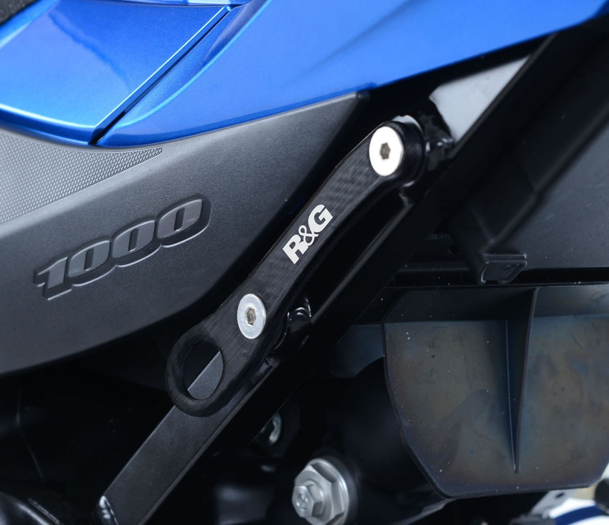 R&G Tie-Down Hooks, pair, black, Suzuki GSX-R1000 '17- / GSX-R1000R '17-