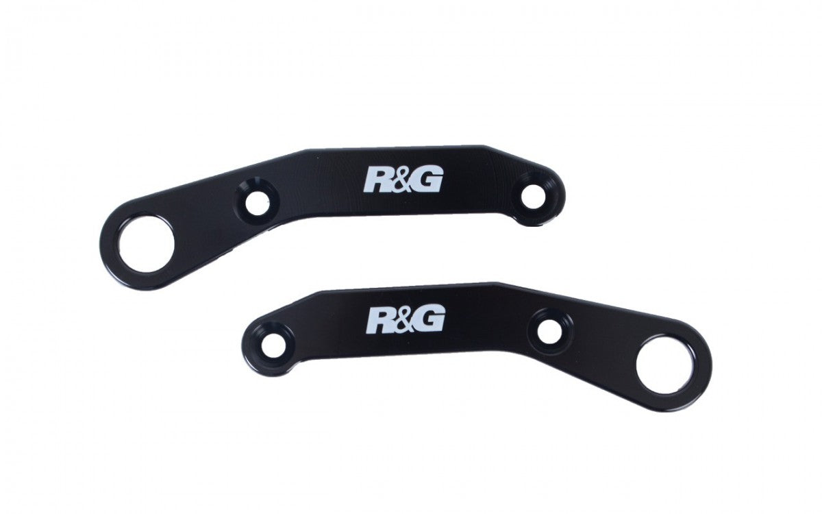 R&G Tie-Down Hooks, pair, black, KTM RC390 '17-'21, RC125