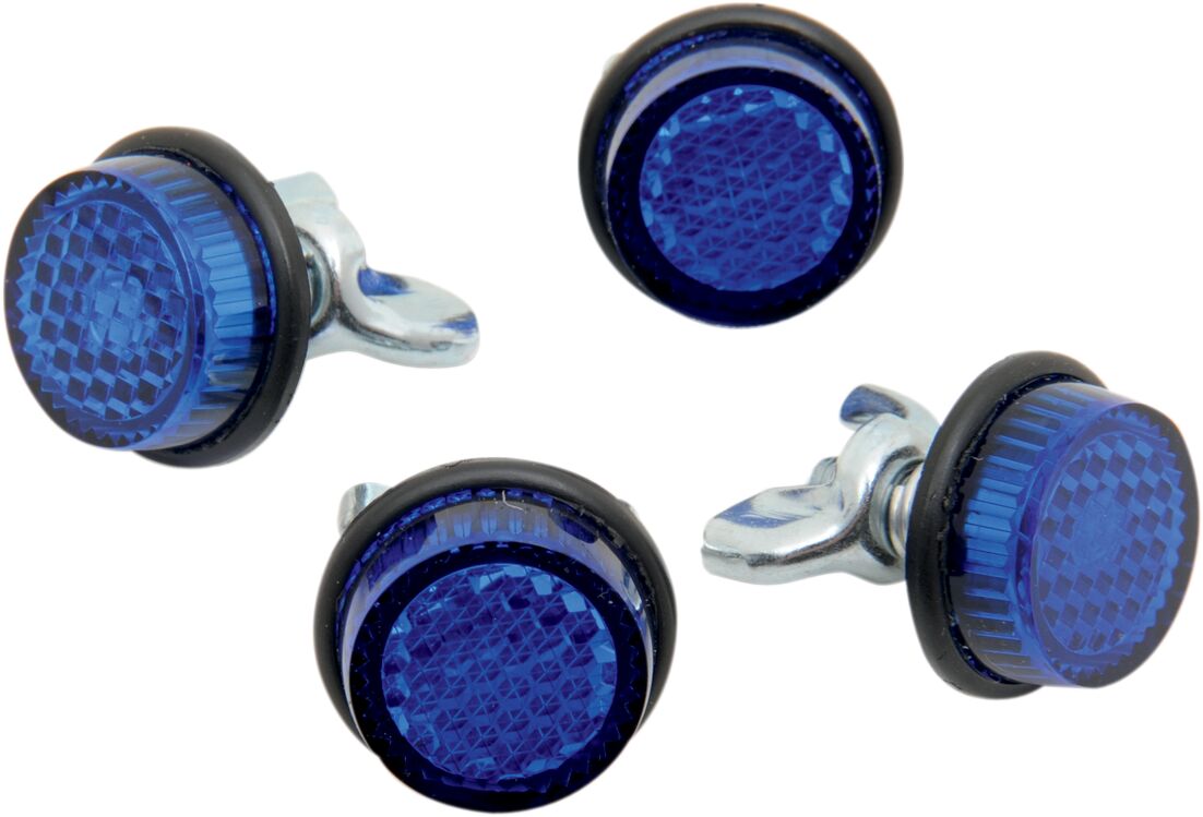 Skiltholder og skiltlys, Reflector Mini License Plate - — Chris Products CH4B