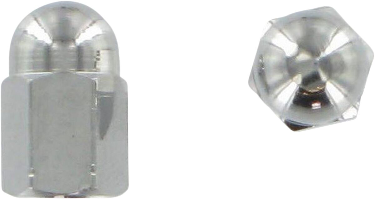 Ventilhetter, Custom Anodized Valve Caps Chrome — Barnett 704-80-62004