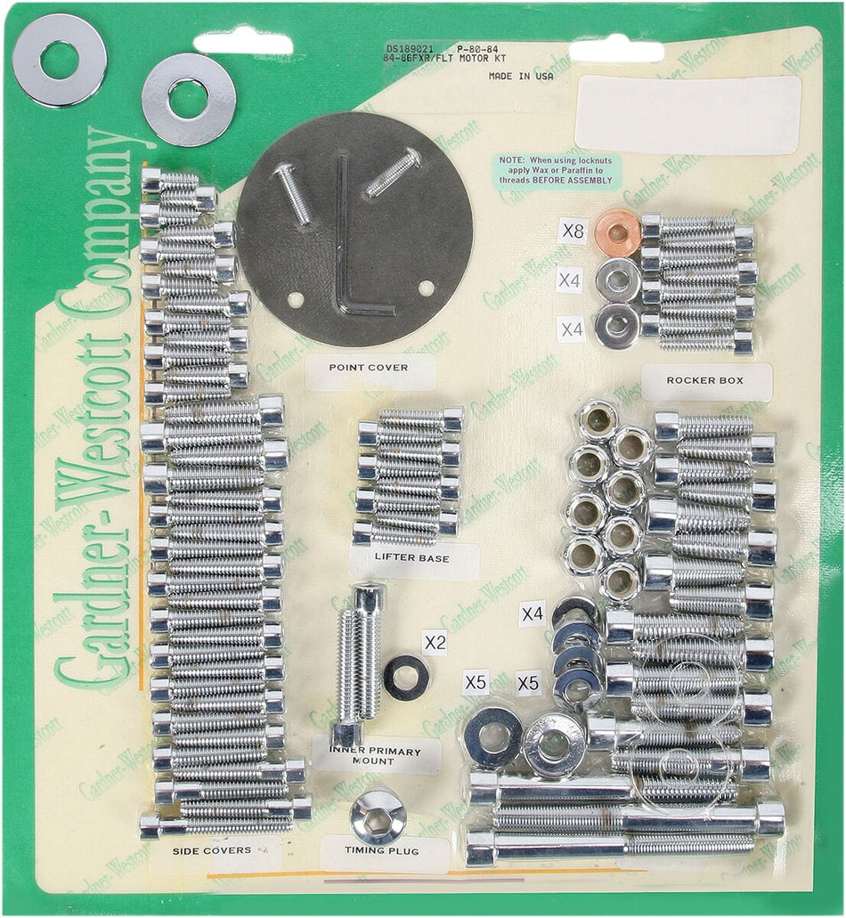 Diverse motordeler til Harley-Davidson — Gardner-Westcott P-80-84