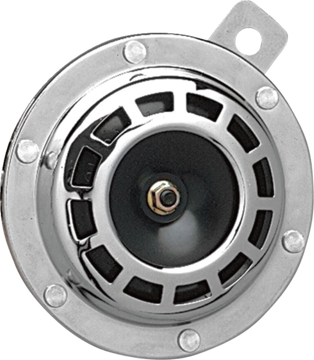 Horn, Mag Horn 12V 4" Chrome 113DB — Drag Specialties 75596