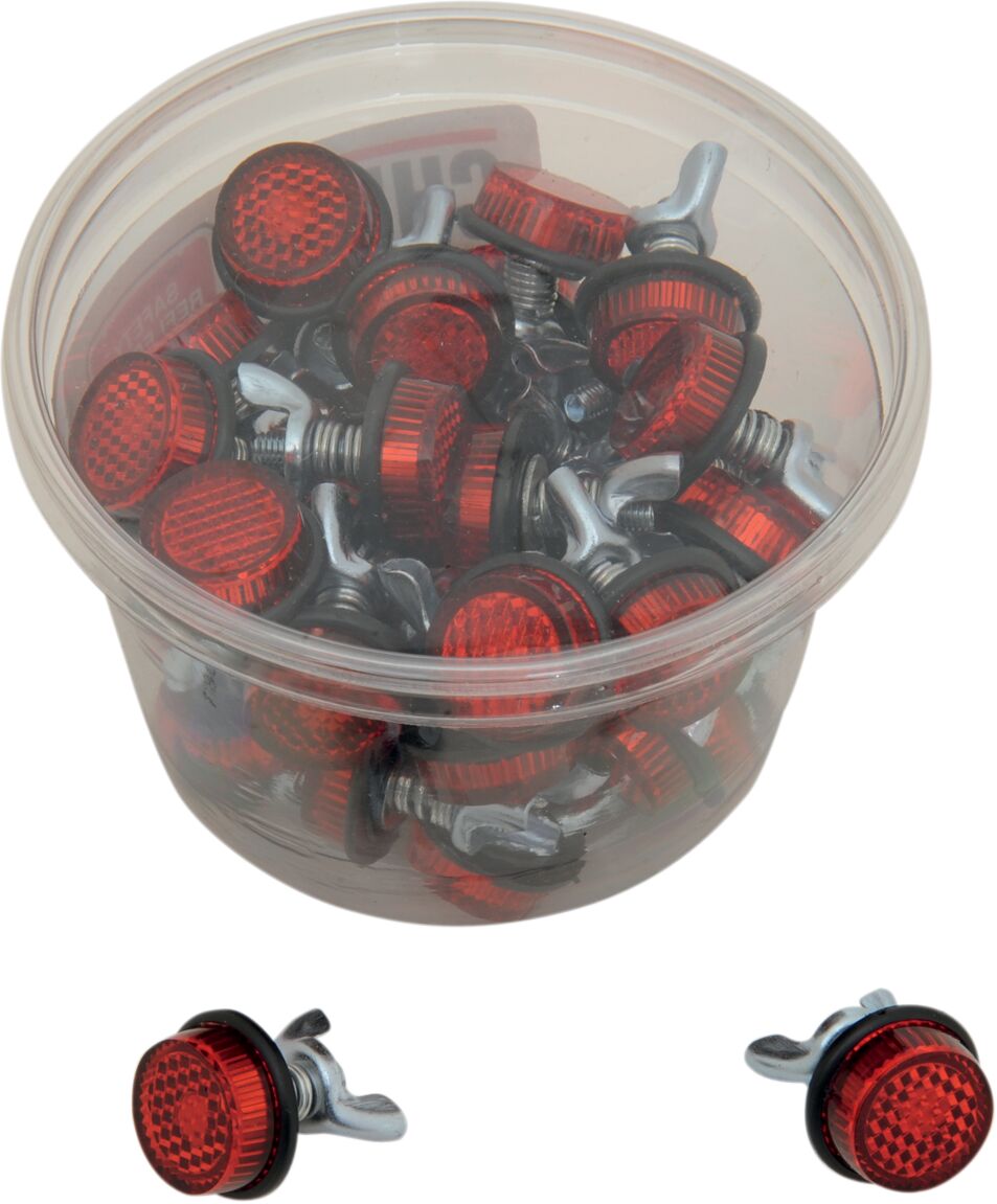 Skiltholder og skiltlys, Reflectors License Plate - 40. — Chris Products CH40R