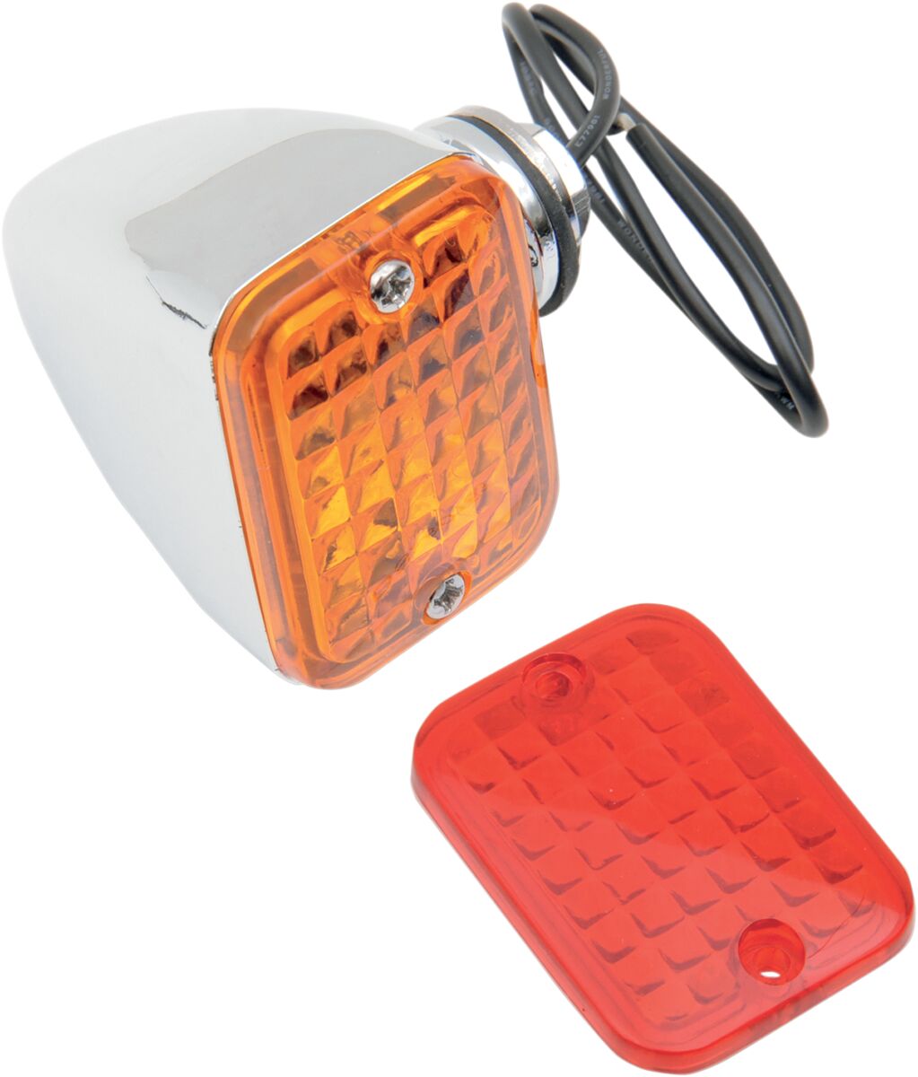 Ekstralys, Rectangular Marker Light Single-Filament — Drag Specialties 163072