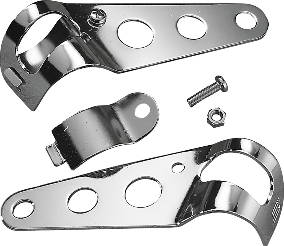 Hovedlys, Side-Mount Headlight Bracket Chrome — Drag Specialties 62101