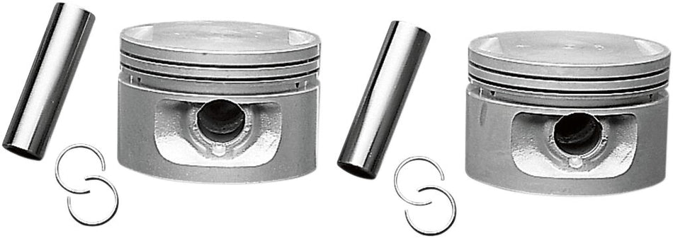 Stempler til Harley-Davidson — Drag Specialties 750743-BX-LB1