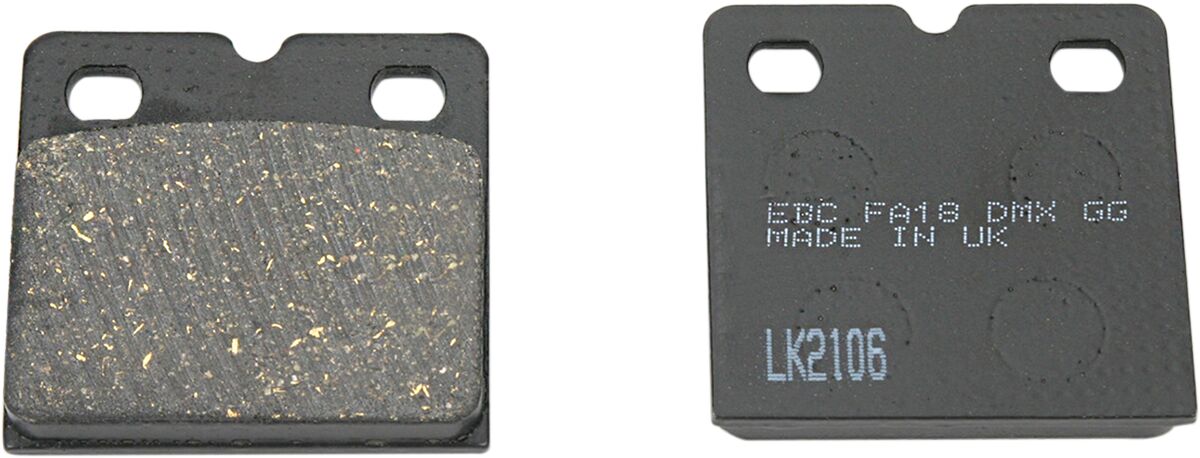 Bremseklosser organiske, foran — EBC FA18