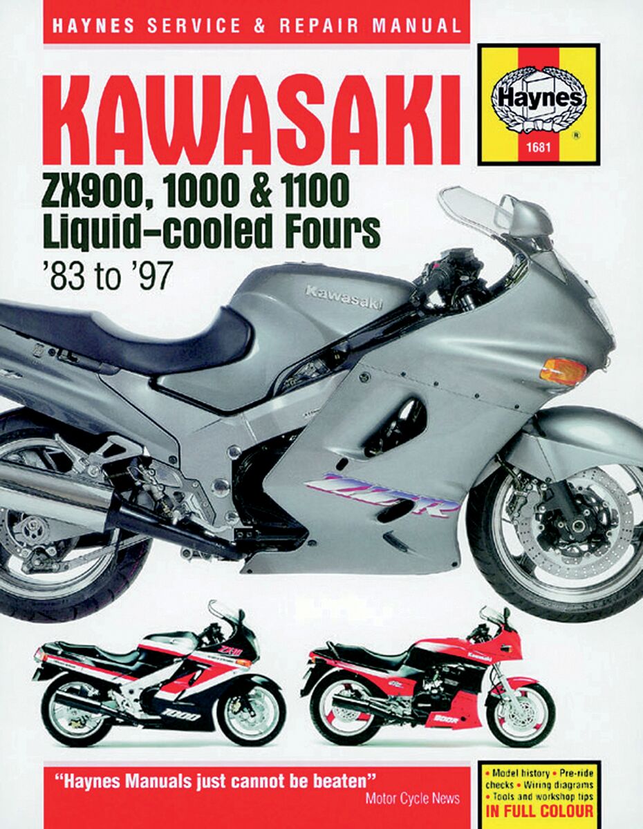 Verkstedhåndbøker til Kawasaki GPZ 900 R — Haynes HM1681