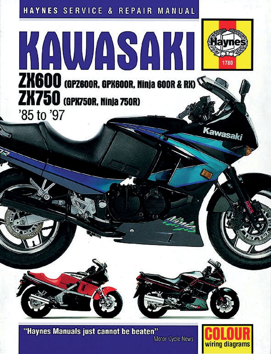 Verkstedhåndbøker til Kawasaki — Haynes HM1780