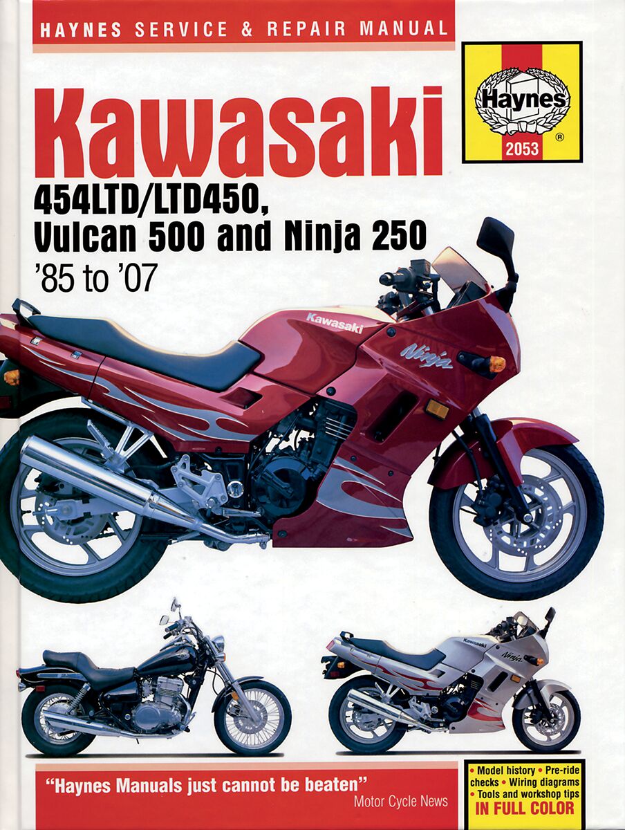 Verkstedhåndbøker til Kawasaki EN 450 — Haynes HM2053