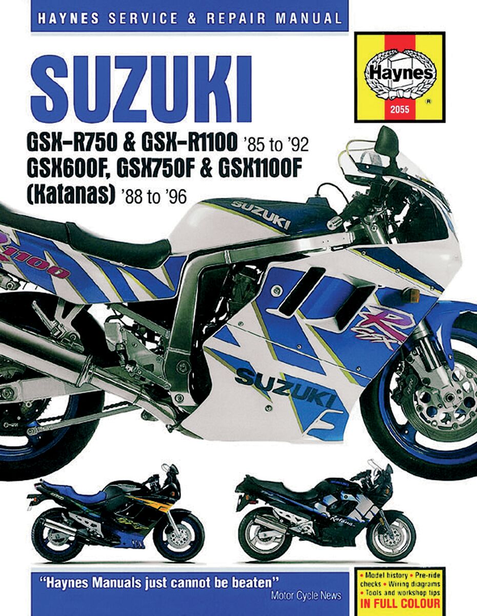 Verkstedhåndbøker til Suzuki — Haynes HM2055