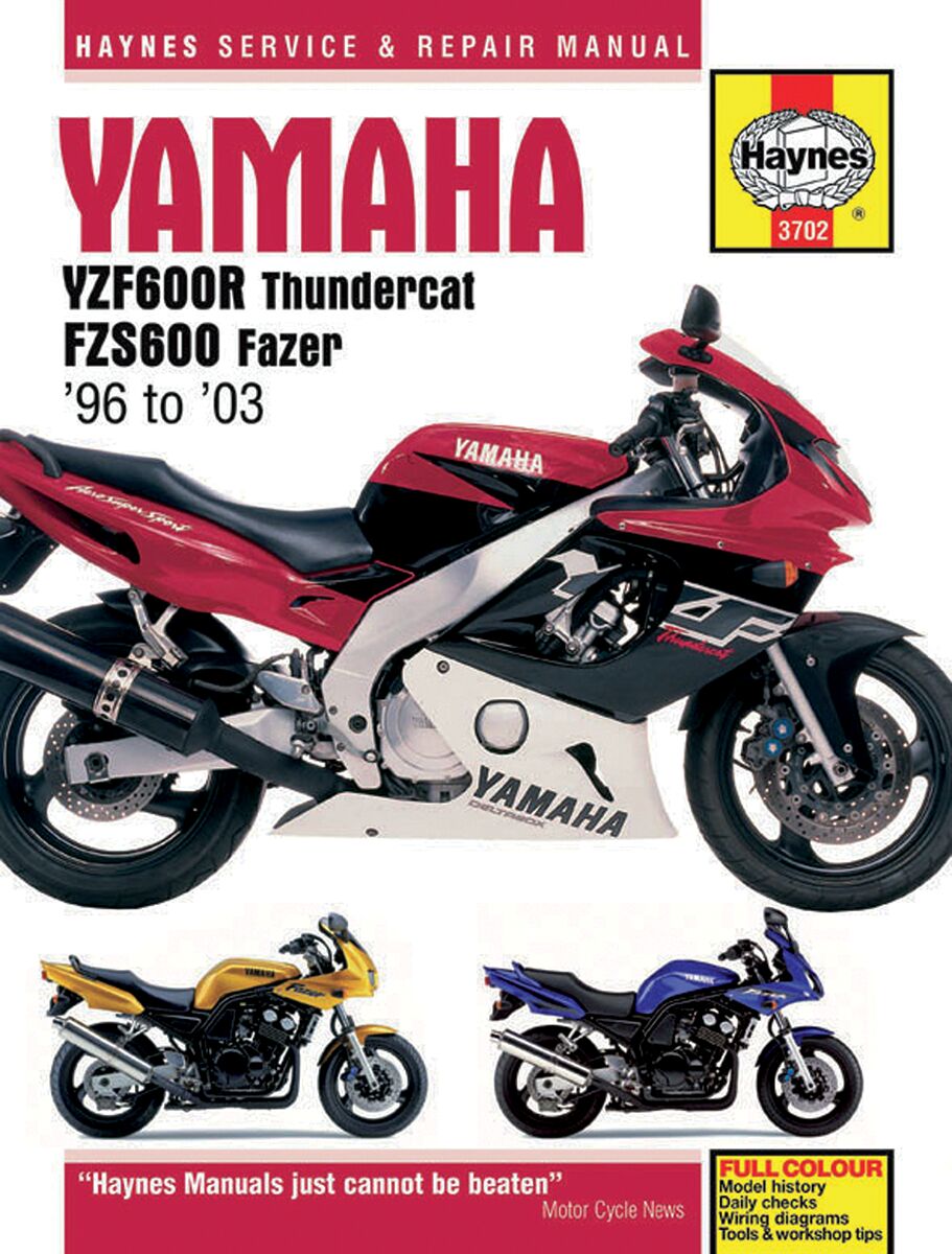 Verkstedhåndbøker til Yamaha FZS 600 — Haynes HM3702