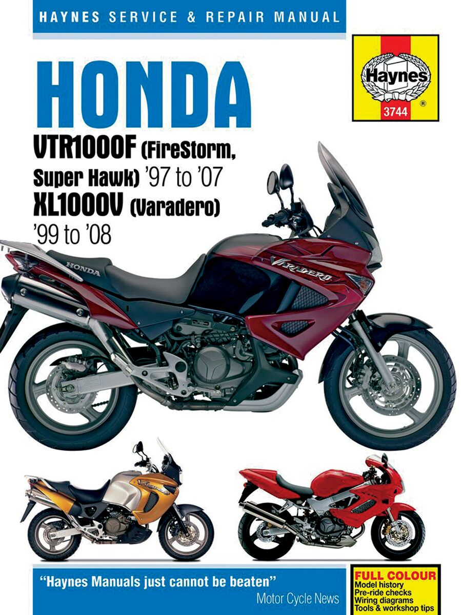 Verkstedhåndbøker til Honda VTR 1000 F — Haynes HM3744