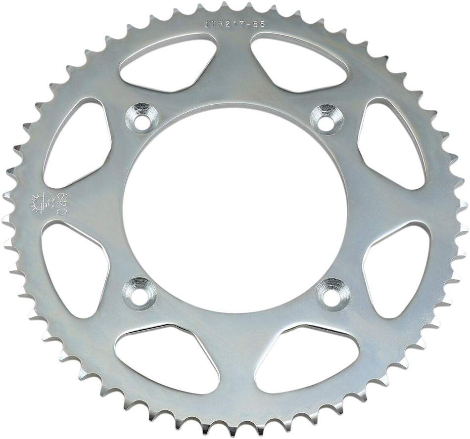 Bakdrev stål 428, 55T til Honda — JT Sprockets JTR217.55